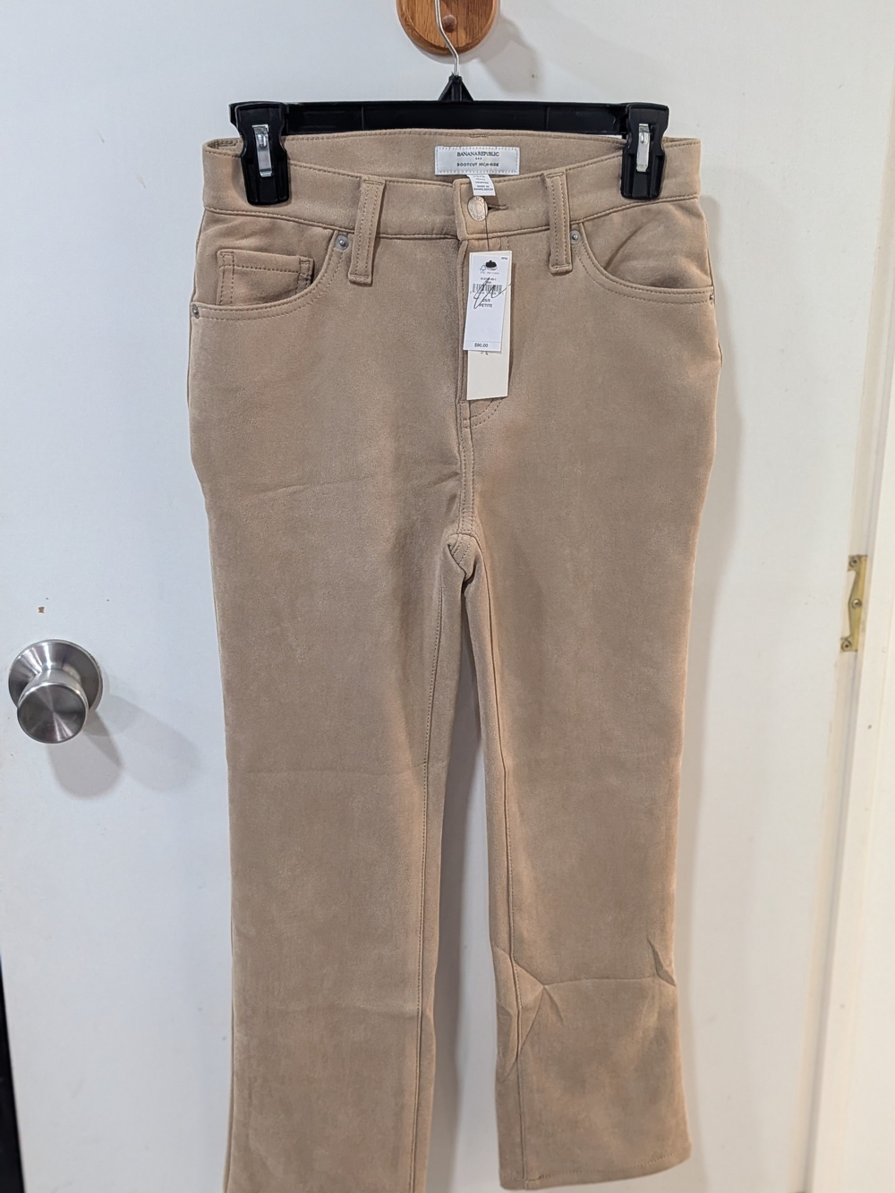 Banana Republic Women's Beige Boot Cut High Rise Soft
